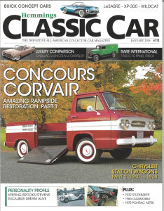 HEMMINGS CLASSIC CAR 2014 JAN - LESABRE-XP-300 WILDCAT,'35 C-10 PANEL,'32 STUDE